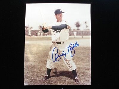 Andy Pafko Brooklyn Dodgers Autographed 8" x 10" Photograph