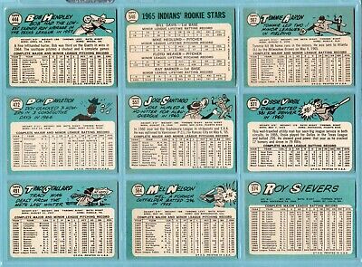 1965 Topps Lot of 26 Different Baseball Cards Ex/Mt    