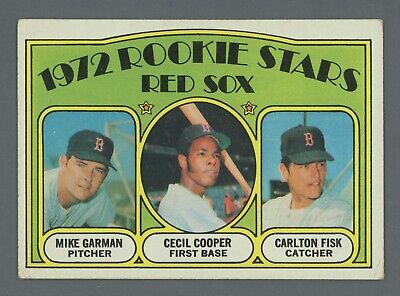 1972 Topps #79 Carlton Fisk Boston Red Sox Rookie Baseball Card EX