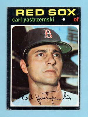 1971 Topps #530 Carl Yastrzemski Boston Red Sox Baseball Card EX - EX+