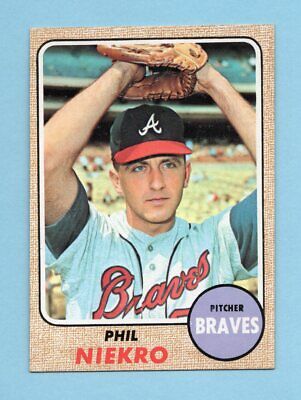 1968 Topps #257 Phil Niekro Atlanta Braves Baseball Card NM  