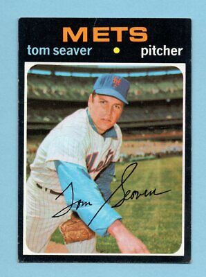 1971 Topps #160 Tom Seaver New York Mets Baseball Card Low Grade