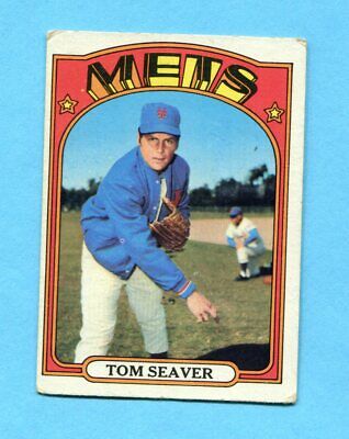 1972 Topps #445 Tom Seaver New York Mets Baseball Card VG  