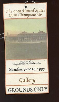 June 14 1999 USGA Golf US Open Ticket