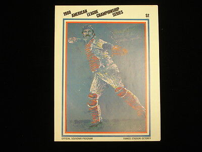 1980 American League Championship Series Royals @ Yankees Program