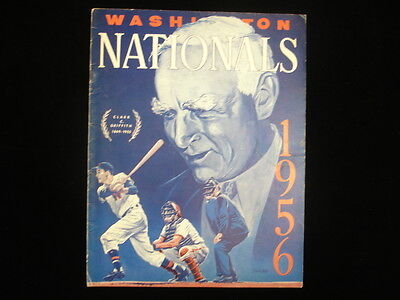 1956 Washington Nationals Baseball Yearbook