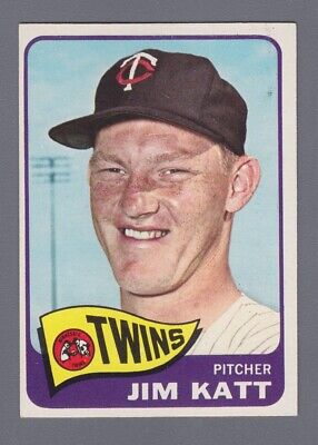 1965 Topps #62 Jim Kaat Minnesota Twins Baseball Card Ex/Mt prt mk tr