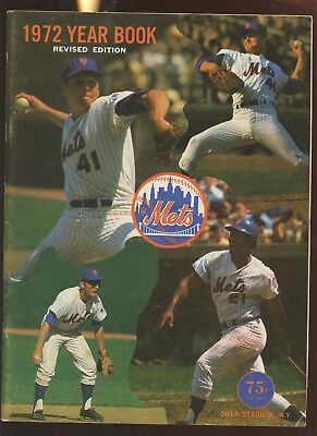 1972 MLB Baseball New York Mets Yearbook EX