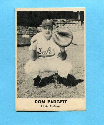 1949 Remar Bread Don Padgett Oakland Oaks Baseball Card EX