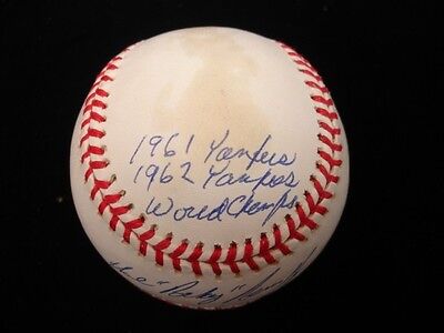 Hal Reniff Autographed Official American League Baseball - PSA