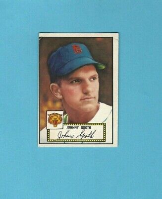 1952 Topps #25 Johnny Groth Detroit Tigers Baseball Card