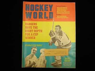 April 1971 Hockey World Magazine - Stanley Cup Issue 