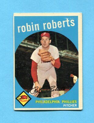 1959 Topps #352 Robin Roberts Philadelphia Phillies Baseball Card Vg/Ex