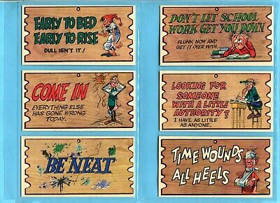 1959 Topps Wacky Plaks Starter Set Lot of 43 Different Cards EX+ - Ex/Mt   