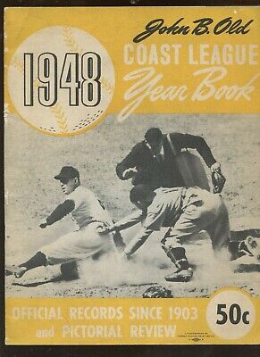 1948 Pacific Coast League 8.5 x 11" Baseball Yearbook