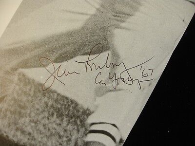 Jim Lonborg 'Cy Young '67' Autographed 4.5" x 14" Magazine Cut