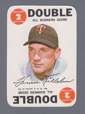 1968 Topps Game Insert #5 Harmon Killebrew Minnesota Twins Baseball Card NM  