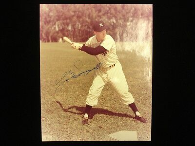 Gil McDougald New York Yankees Autographed 8x10 Photograph - B&E Holo