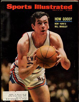 March 18 1968 Sports Illustrated Magazine With Bill Bradley Knicks Cover EXMT