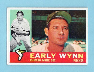 1960 Topps #1 Early Wynn Chicago White Sox Baseball Card EX+ - Ex/Mt 