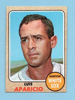 1968 Topps #310 Luis Aparicio Chicago White Sox Baseball Card NM  