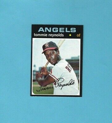 1971 Topps #676 Tommie Reynolds California Angels High Number Baseball Card NM