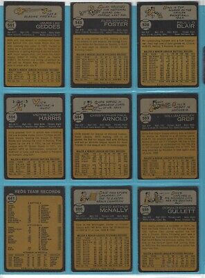 1973 Topps Starter Set Lot of 117 Different Baseball Cards Low Grade - VG  