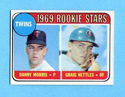 1969 Topps #99 Graig Nettles Minnesota Twins Rookie Baseball Card Ex/Mt blu pho