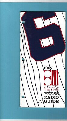 1967 Minnesota Twins MLB Media Guide