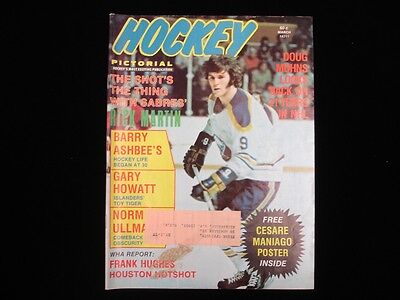 March 1974 Hockey Pictorial Magazine - Rick Martin Cover