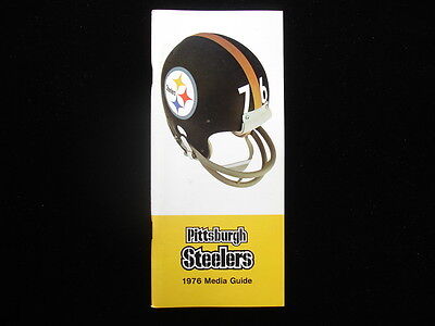 1976 Pittsburgh Steelers NFL Media Guide