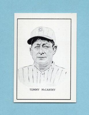 1950 Callahan Hall of Fame Tommy McCarthy Baseball Card NM 