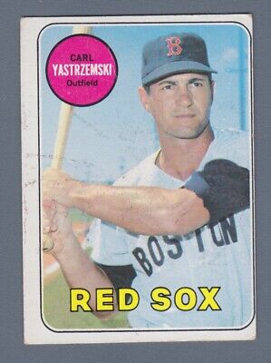 1969 Topps #130 Carl Yastrzemski Boston Red Sox Baseball Card G/VG  