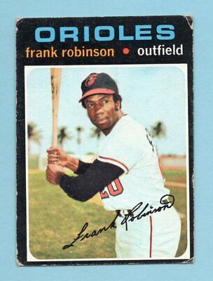 1971 Topps #640 Frank Robinson Baltimore Orioles Baseball Card VG+