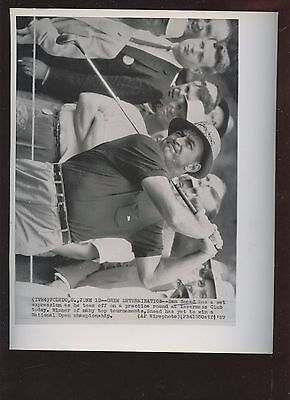 Original June 12 1957 Sam Snead Golfer 8 X 10 Wire Photo