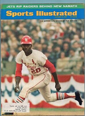 October 16, 1967 Sports Illustrated Lou Brock St. Louis Cardinals  