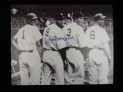 Joe DiMaggio Autographed 11×14 Photograph – JSA LOA