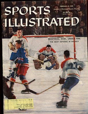 Feb 17 1958 Sports Illustrated Magazine With Montreal Canadians Cover EXMT