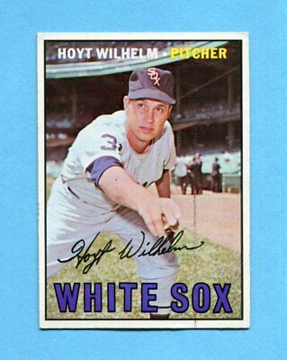 1967 Topps #422 Hoyt Wilhelm Chicago White Sox Baseball Card EX+ prt ln  