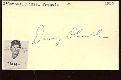 1962 Government Postcard Danny O'Connell Autographed (died age 42) w/ Hologram