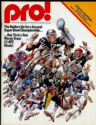 September 2 1977 NFL Program Detroit Lions at Baltimore Colts EXMT