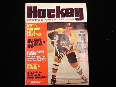 Winter 1972 Hockey Sports Stars of 1972 Magazine - Bobby Orr Cover