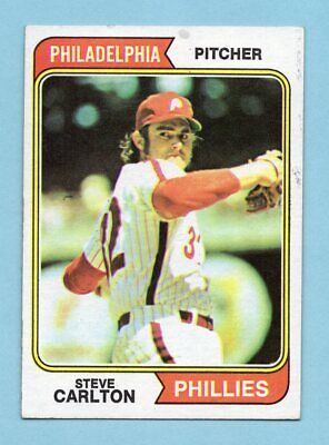 1974 Topps #95 Steve Carlton Philadelphia Phillies Baseball Card NM pt rs st    