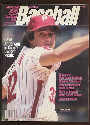 1983 Street & Smith Baseball Yearbook Steve Carlton Philadelphia Phillies EX+