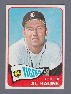 1965 Topps #130 Al Kaline Detroit Tigers Baseball Card EX+ ap acwc 