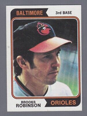 1974 Topps #160 Brooks Robinson Baltimore Orioles Baseball Card NM o/c sta