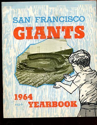 1964 San Francisco Giants MLB Baseball Yearbook EX