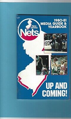 1980-81 New Jersey Nets NBA Media Guide & Yearbook 