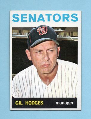 1964 Topps #547 Gil Hodges Wash Senators High Number Baseball Card EX+        