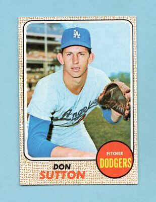 1968 Topps #103 Don Sutton Los Angeles Dodgers Baseball Card Ex/Mt